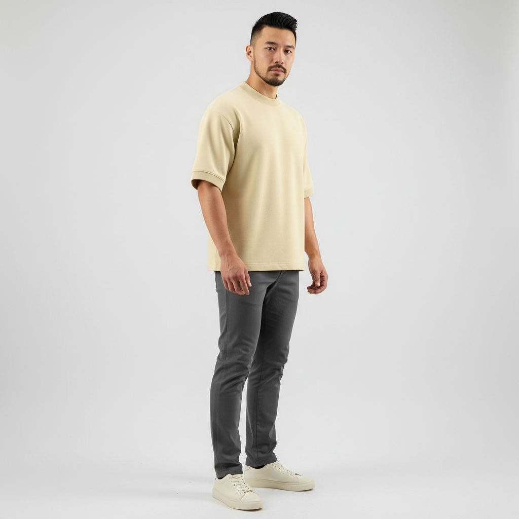 Camiseta Oversize | BURDA | BEIGE