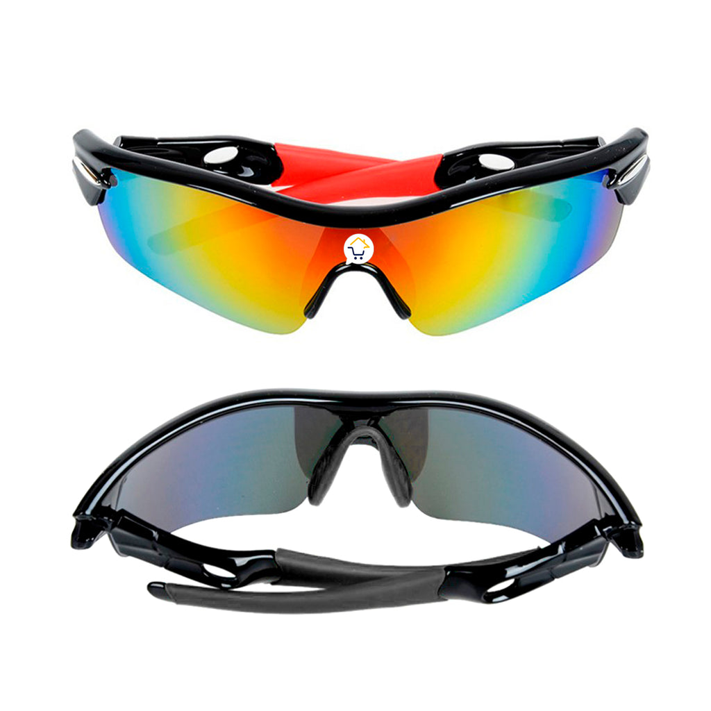 Kit Pro Gafas Deportivas MJ418 + 5 Lentes Intercambiables (Protección UV400)