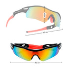 Kit Pro Gafas Deportivas MJ418 + 5 Lentes Intercambiables (Protección UV400)