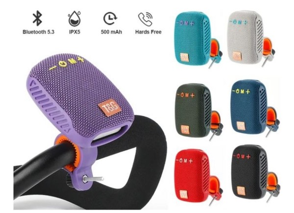 Parlante T&G para Bicicleta Impermeable IPX5 (Sonido + Seguridad)