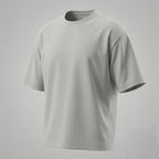 Camiseta Oversize | PIMA | GRIS CLARO